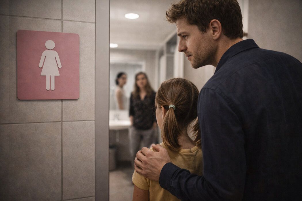 Когда папы маленьких девочек сталкиваются с непростой реальностью общественных туалетов