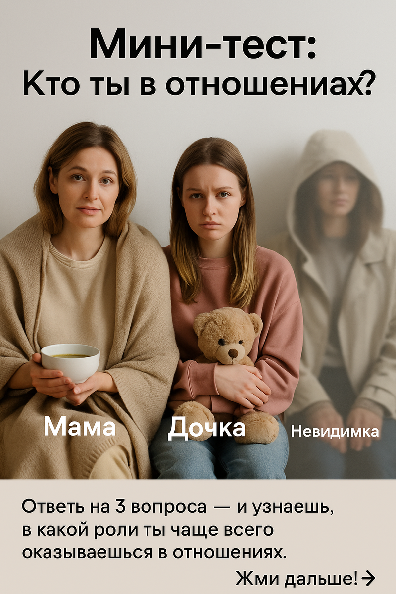 Как избежать привычных ролей в отношениях: мама, дочка или невидимка