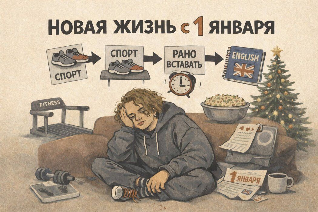 Новый год и старые привычки: почему начать с 1 января трудно