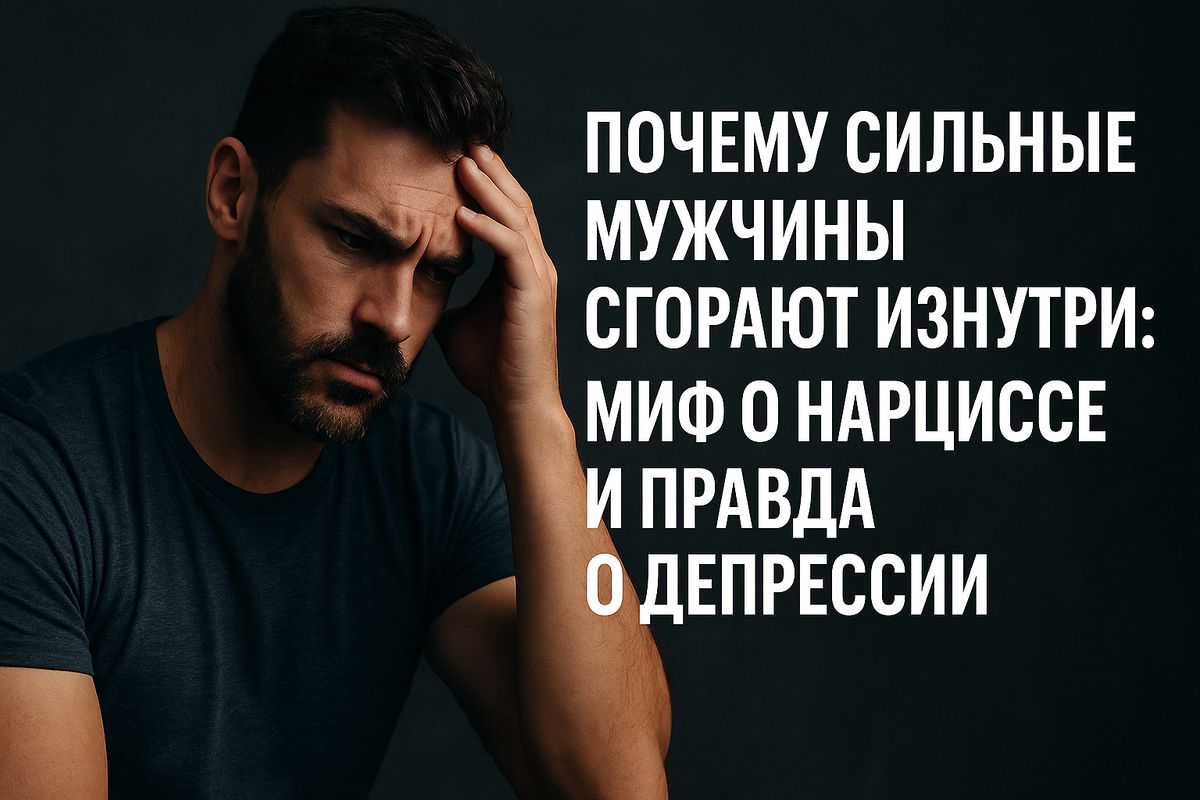 Почему сильные мужчины прячут свою боль: от мифа о Нарциссе до реальной депрессии